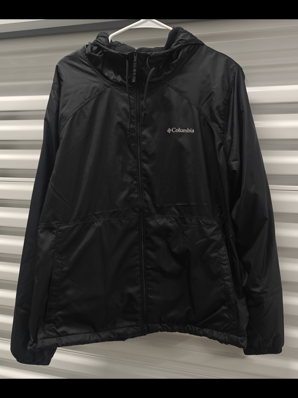Columbia Center Ridge II Womens Windbreaker Jacket Lightweight Hooded...